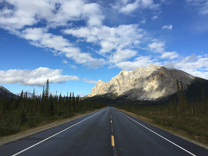 View of Mount Sukakpak, twenty miles north of Coldfoot on the Dalton Highway